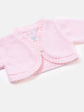Girls' Pink Bolero Cardigan