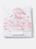 Safari Style Baby Towel — Pink