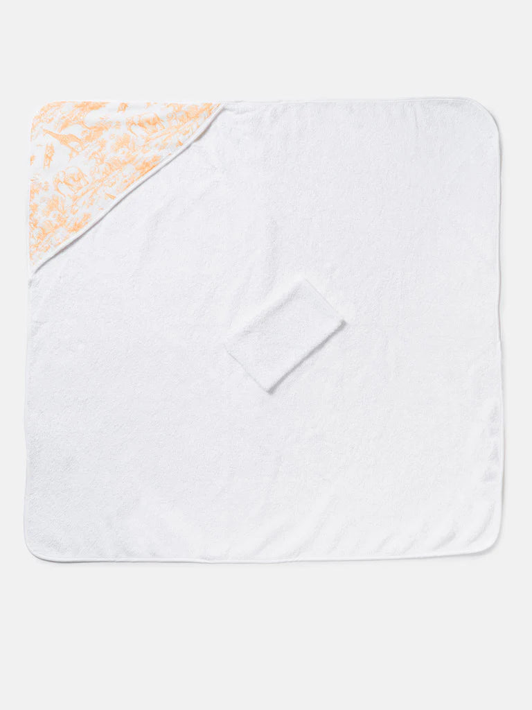 Safari Style Baby Towel — Orange