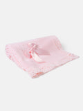 Baby Open Dot Knitted Spanish Blanket with Bow
