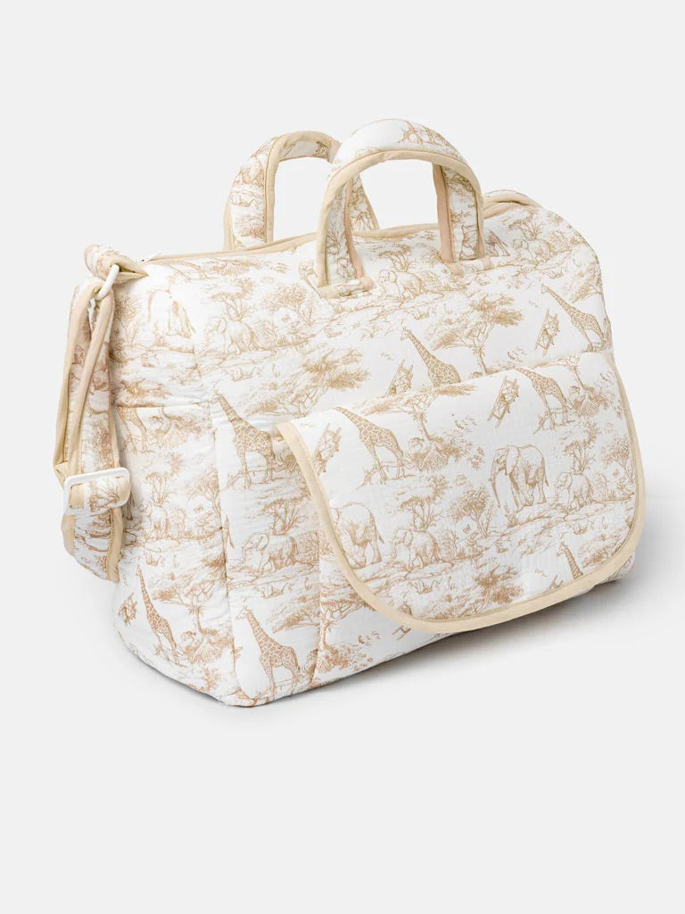 Beige Safari Changing Bag