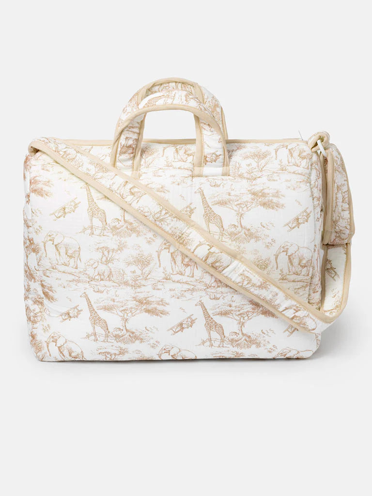 Beige Safari Changing Bag