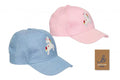Girls Unicorn Cap – Pink & Blue | 54cm