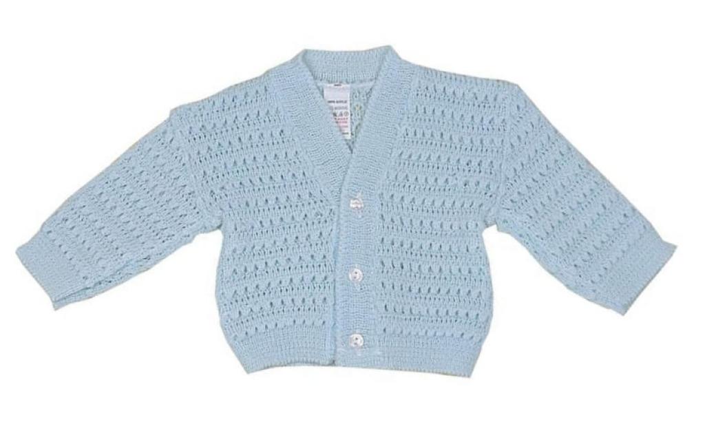 Baby Boy Blue Knitted Cardigan