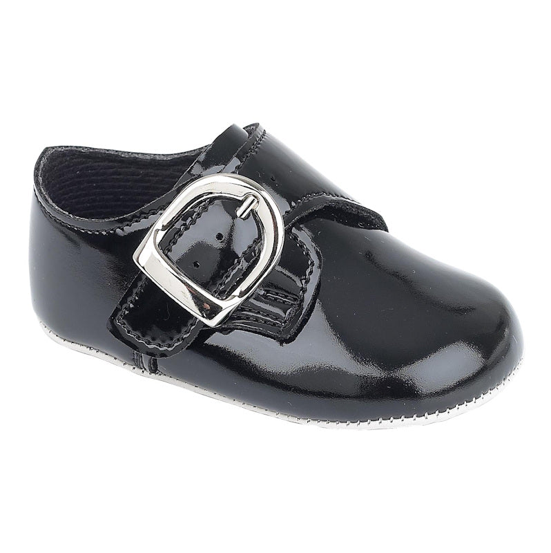 Baby Black Pram Shoes