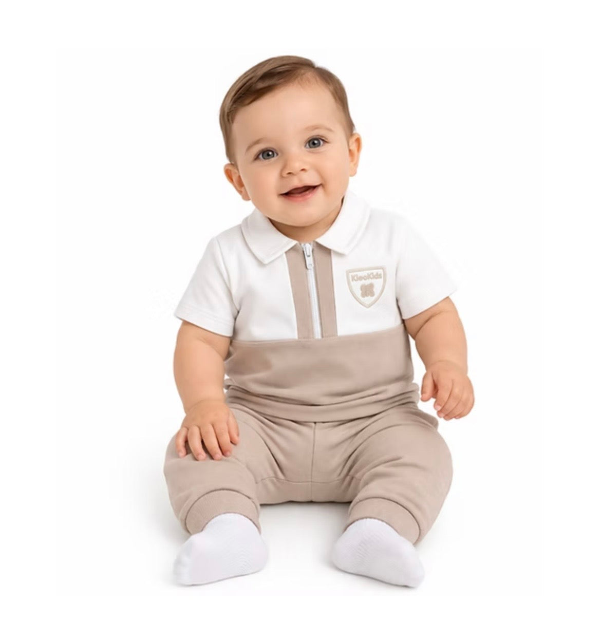 Kleo Kids Boys Trousers & Polo Top Set