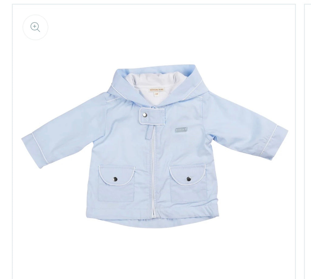 Mintini Baby Boys Lightweight Hooded Jacket