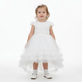 White Lace Organza Dress