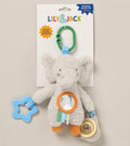 Lily & Jack Elephant Activity Pram Toy with Teether