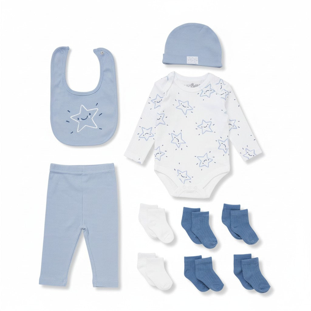 Lily & Jack Baby Boys' 10-Piece Hanging Gift Set