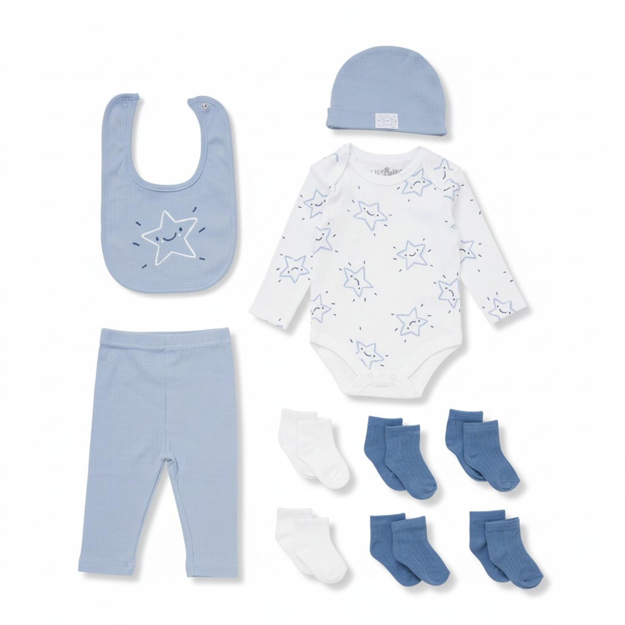 Lily & Jack Baby Boys' 10-Piece Hanging Gift Set