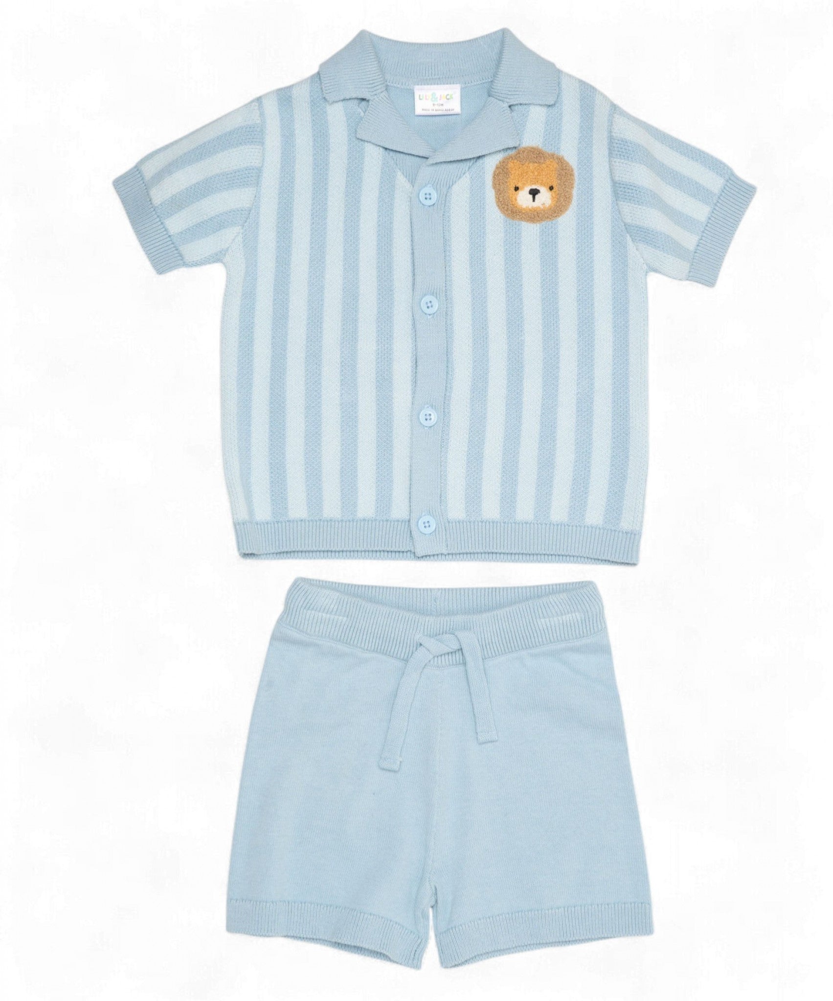 Boys Striped Shirt & Shorts Set – Lily & Jack