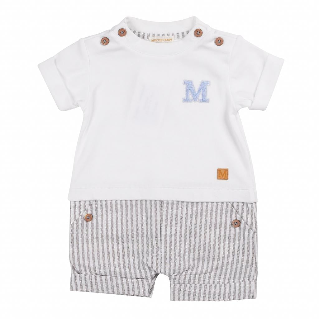 Mintini Baby Logo Romper Set