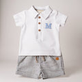 Mintini Baby Shorts & Polo Shirt Set
