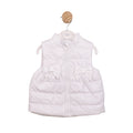 Mintini Baby Girls' White Gilet