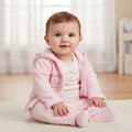 My Little Chick Baby Girls' Pink Velour 3-Piece Set
