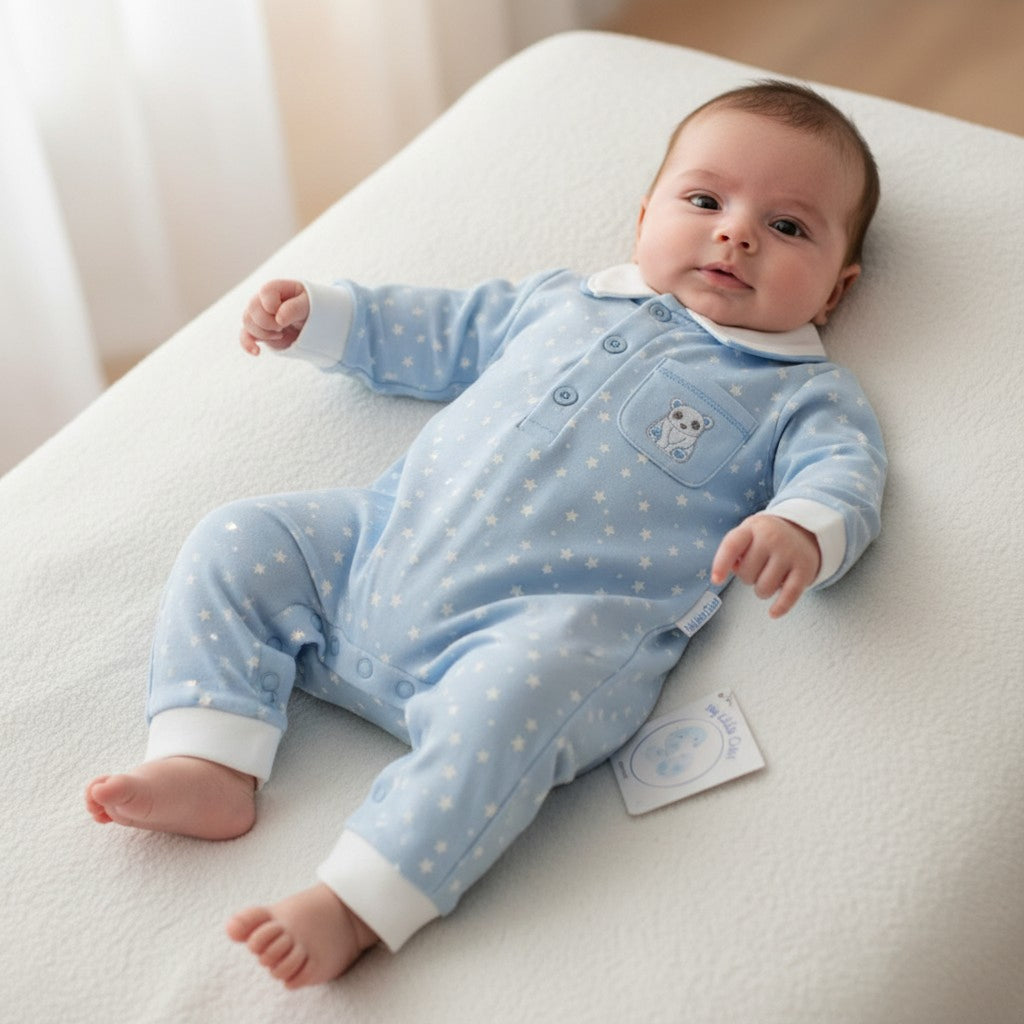 My Little Chick Bear & Stars Romper
