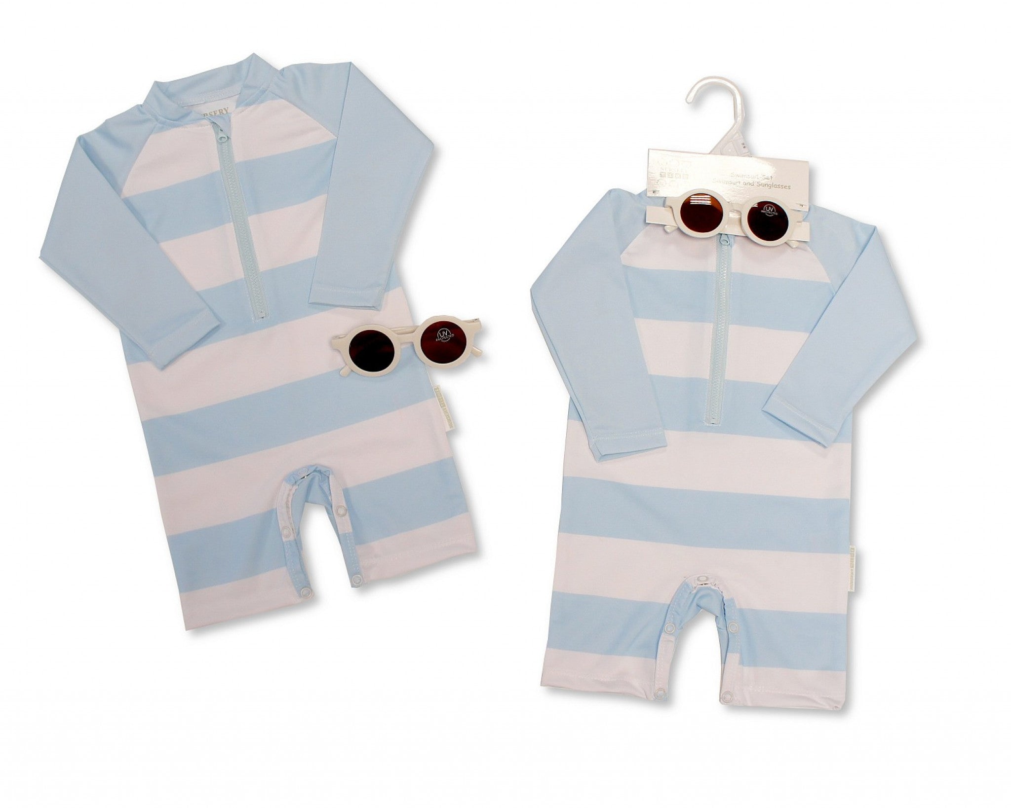 Baby Boys Swimwear Set with Sunglasses