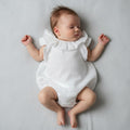 White Broderie Anglaise Romper