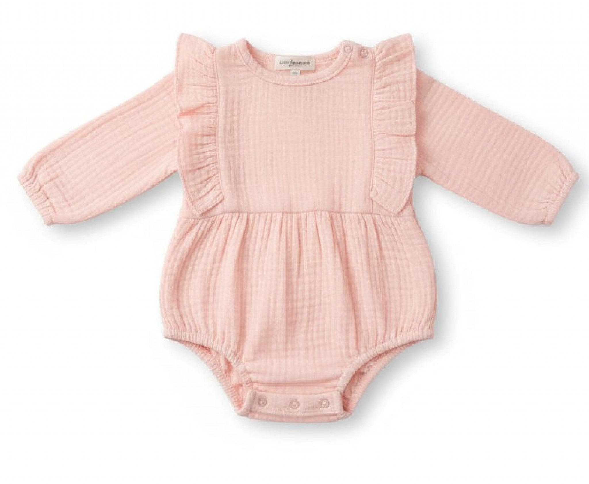 Long Sleeve Frilled Romper