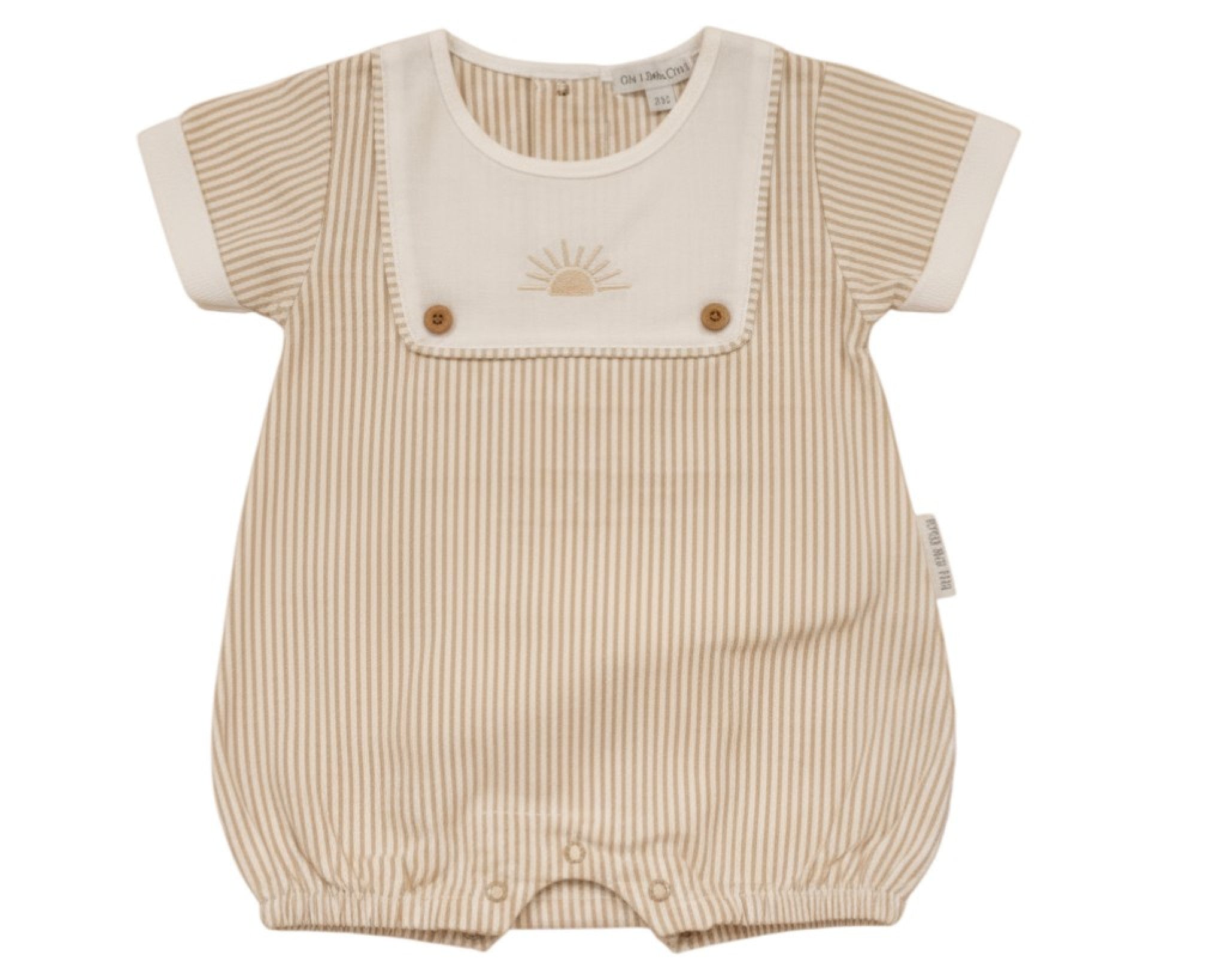 Striped Sunrise Romper – Baby Boy