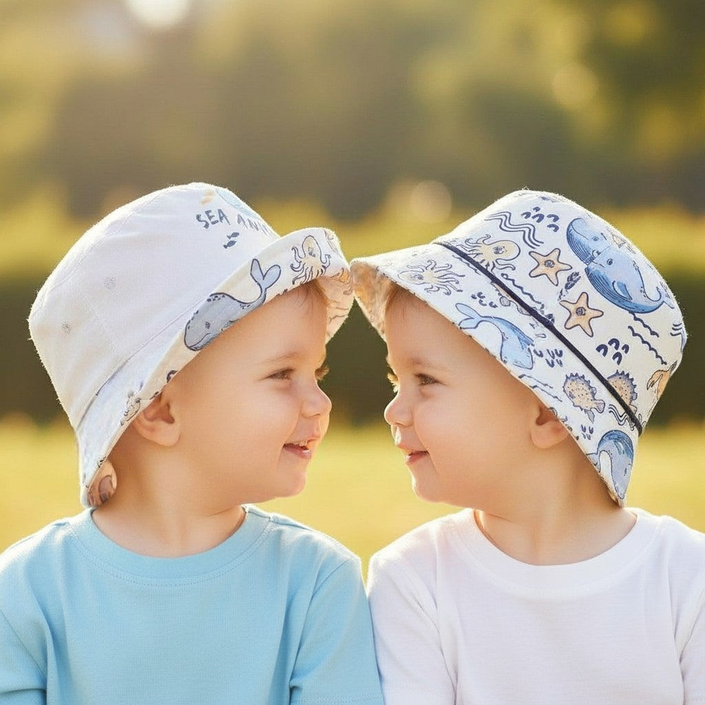 Baby Boys Reversible Sun Hat