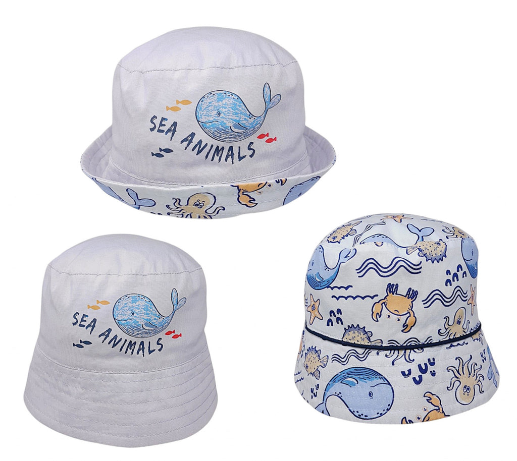 Baby Boys Reversible Sun Hat