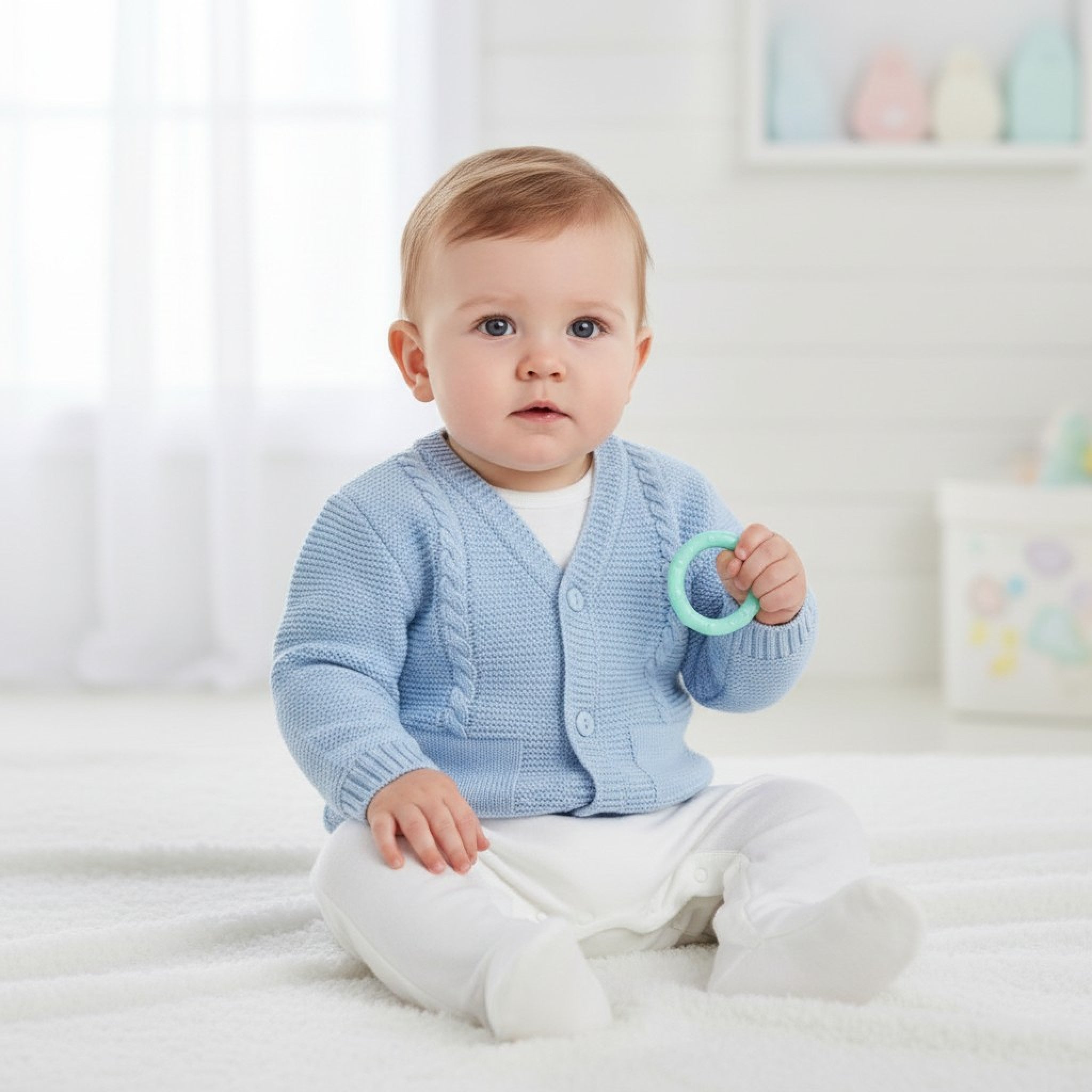 Baby Boy Blue Cardigan