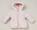 Girls' Pink Hooded Coat