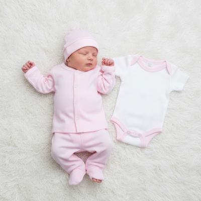 Premature Baby Pink 4-Piece Clothing Set