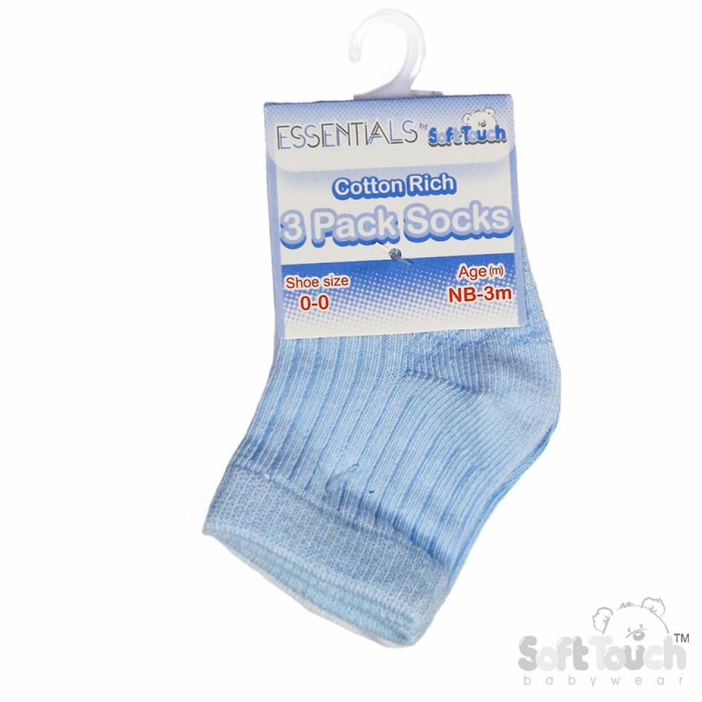 Baby Socks — 3 Pack