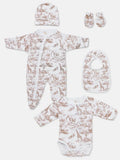 5-Piece Safari Baby Gift Set