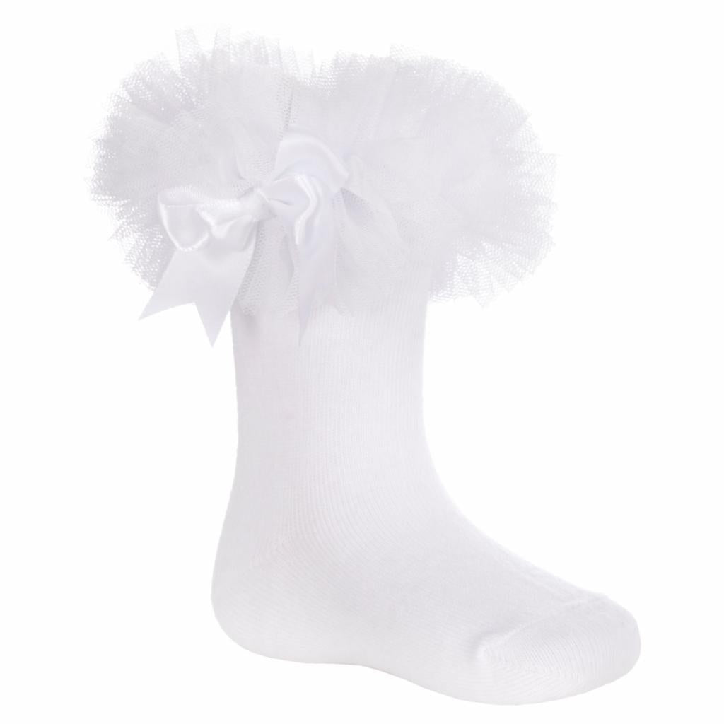 Tick Tock White Tutu Socks
