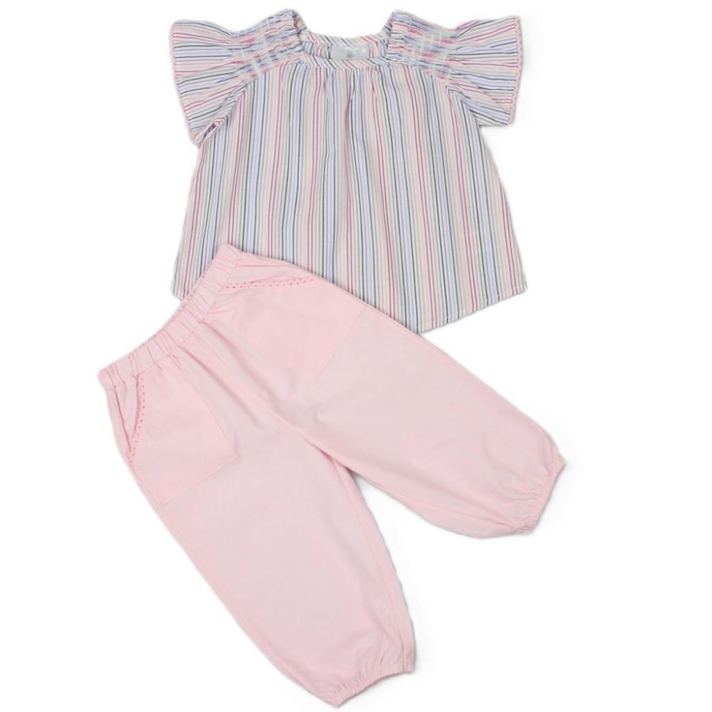 Watch Me Grow Striped Top & Trousers Set
