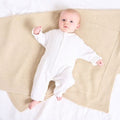 White Cable Knit Footless Coverall