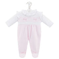 Ruffles & Lace Cotton Sleepsuit