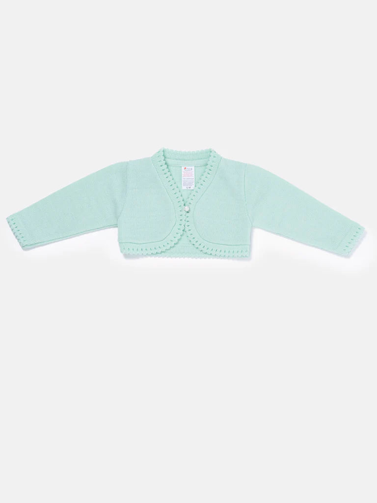 Mint Green Short Bolero Cardigan
