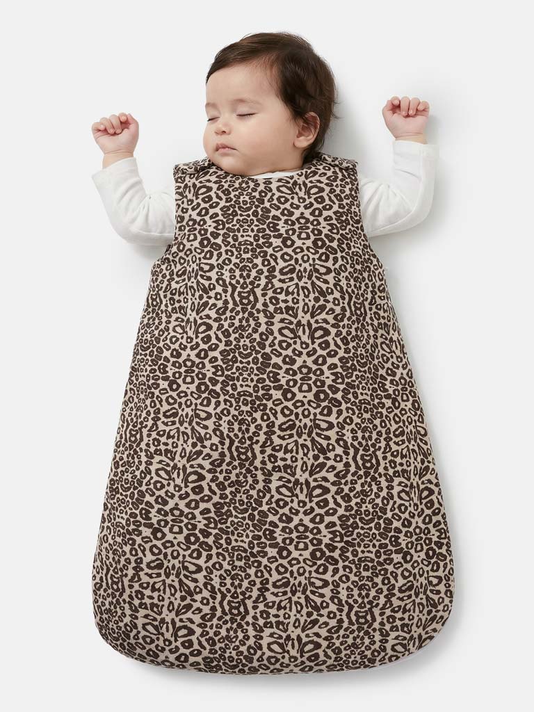 Leopard Print Baby Sleeping Bag
