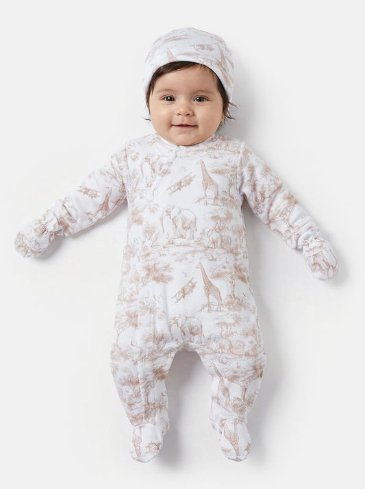 Pink Safari 3-Piece Baby Set