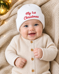My 1st Christmas Embroidered Beanie Hat