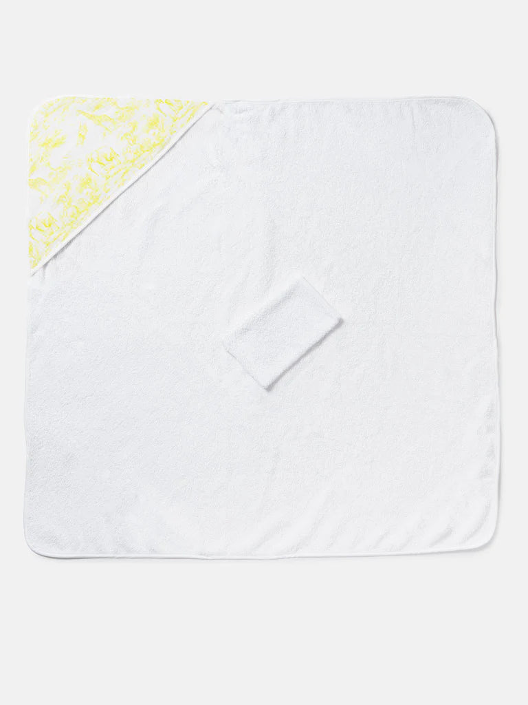 Safari Style Baby Towel — Lemon